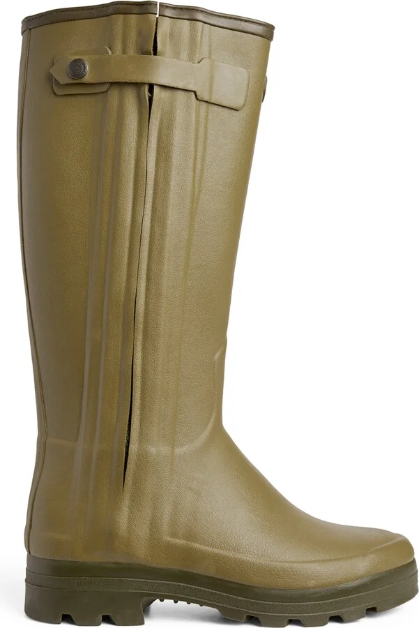 Le Chameau Neoprene-Lined Chasseur Wellington Boots - Image 3