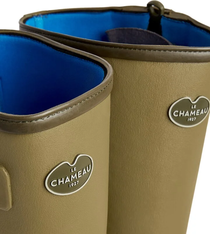 Le Chameau Neoprene-Lined Chasseur Wellington Boots - Image 6