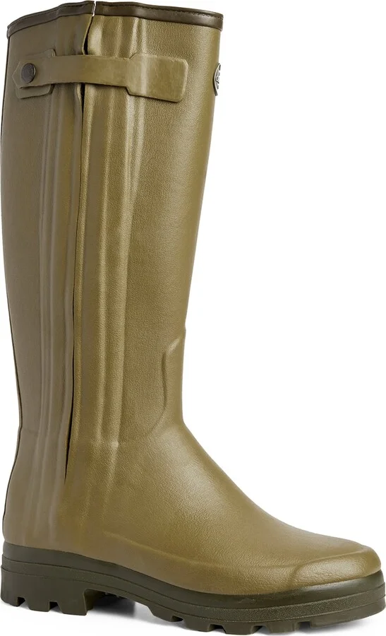 Le Chameau Neoprene-Lined Chasseur Wellington Boots