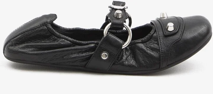 Le City Leather Ballet Flats