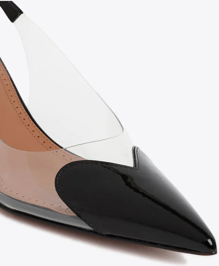 Le Coeur 55 PVC Slingback Pumps - Image 2