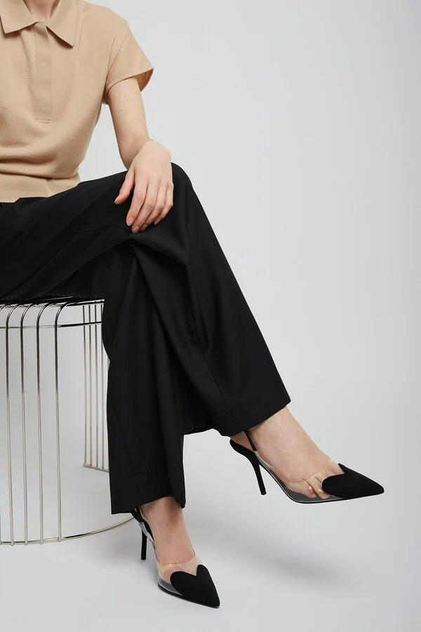 Le coeur 90 black slingbacks - Image 2