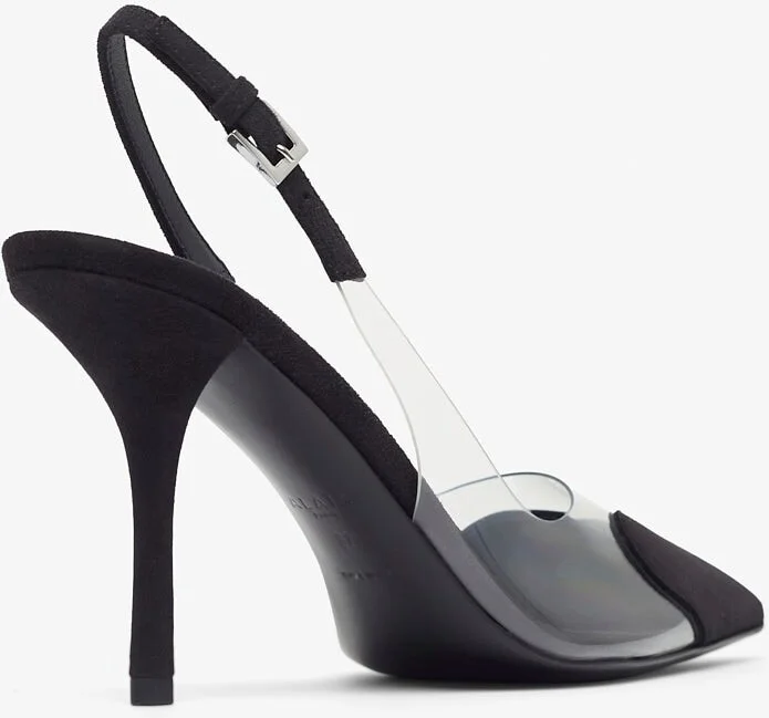 Le coeur 90 black slingbacks - Image 3