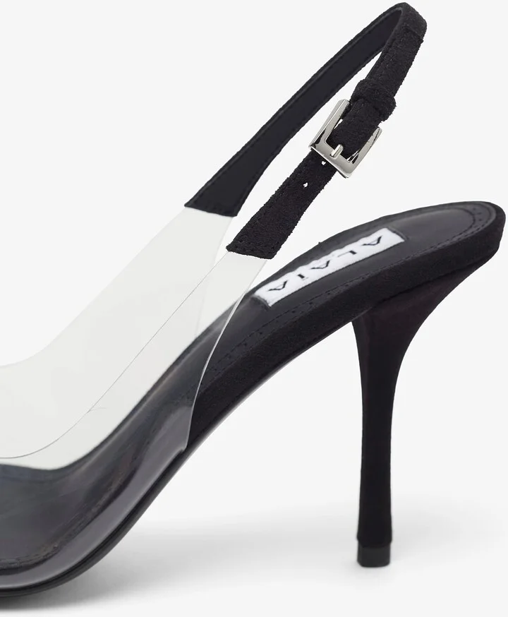 Le coeur 90 black slingbacks - Image 5