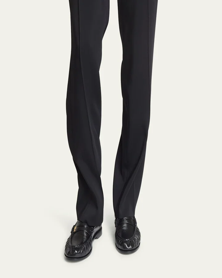 Le Leather YSL Penny Loafers - Image 10