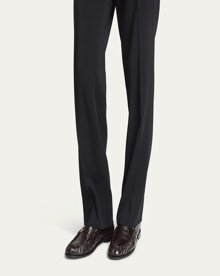 Le Leather YSL Penny Loafers - Image 6