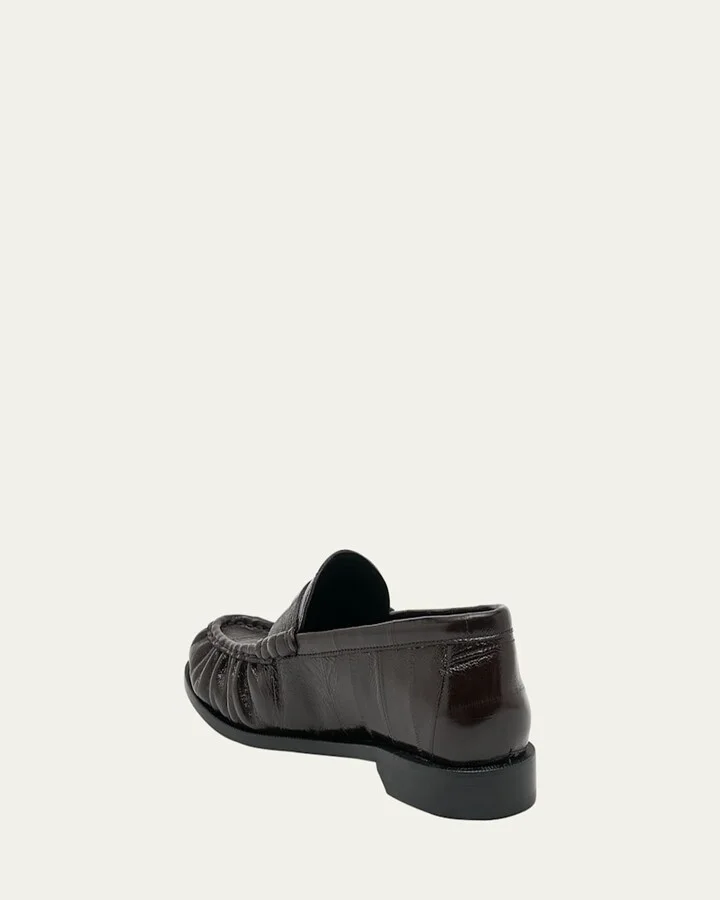 Le Leather YSL Penny Loafers - Image 8