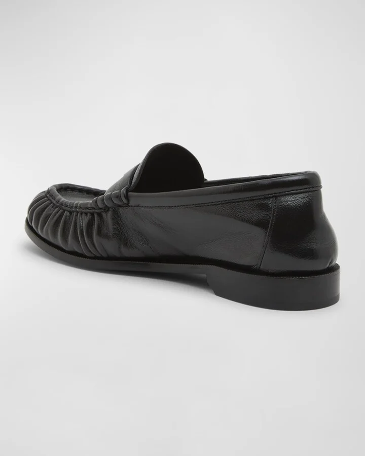 Le Leather YSL Penny Loafers - Image 2