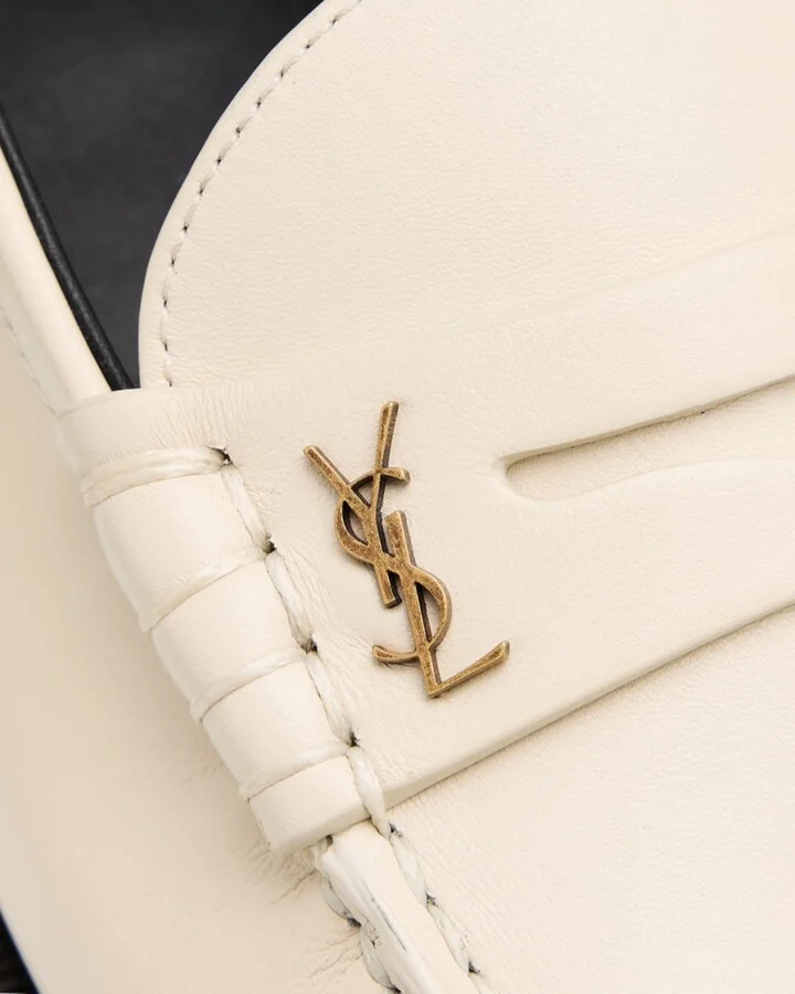 Le Leather YSL Penny Loafers - Image 2