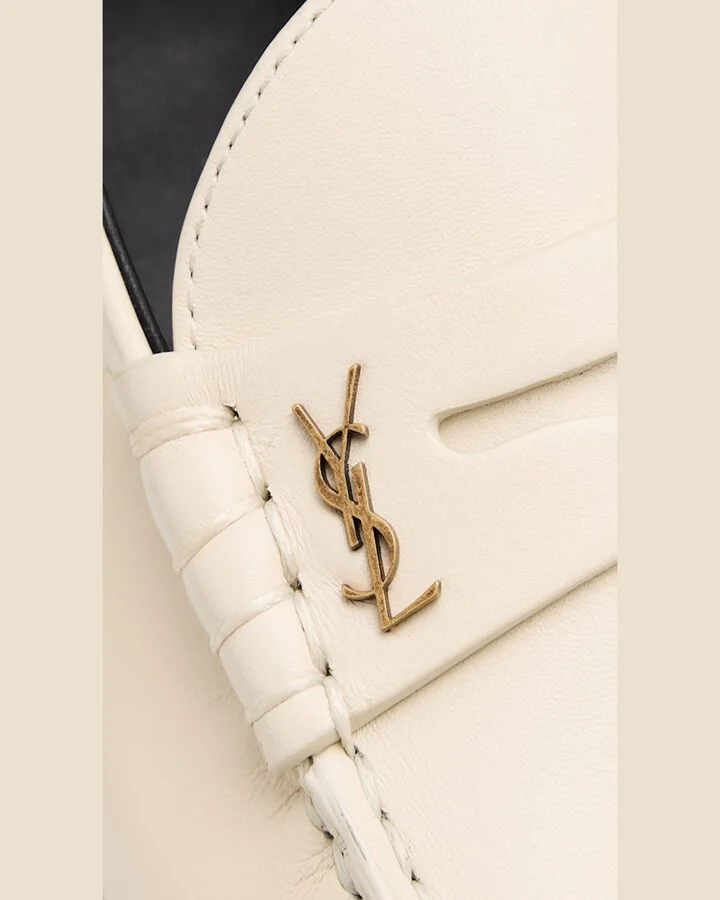 Le Leather YSL Penny Loafers - Image 4