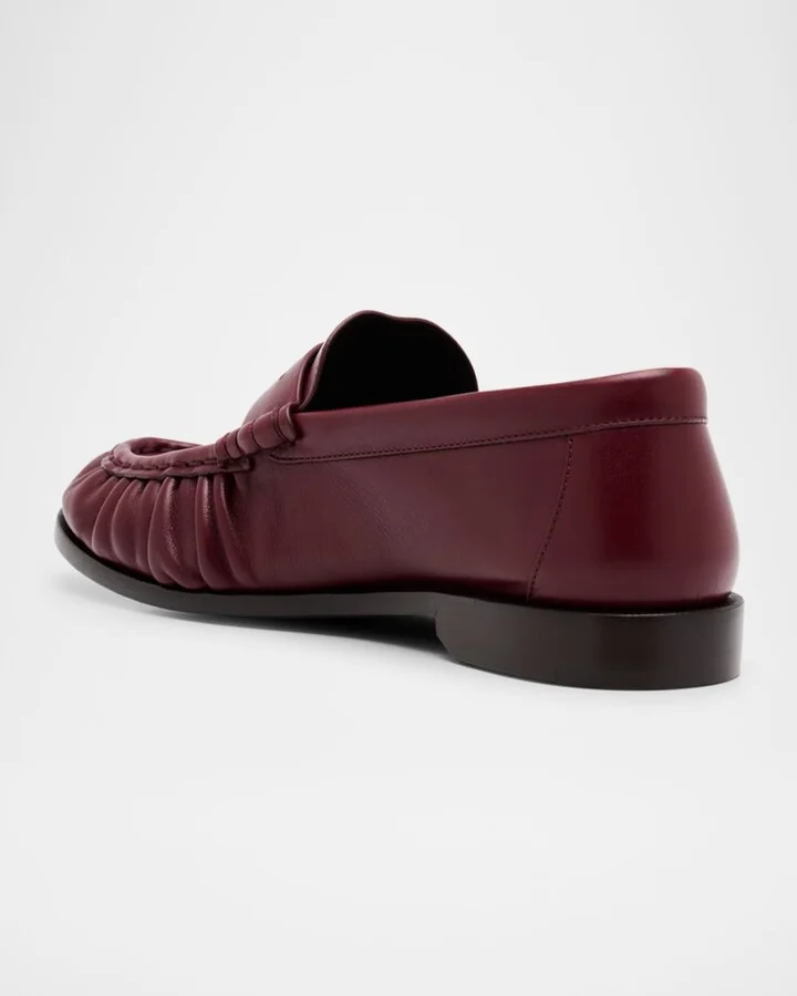 Le Leather YSL Penny Loafers - Image 3