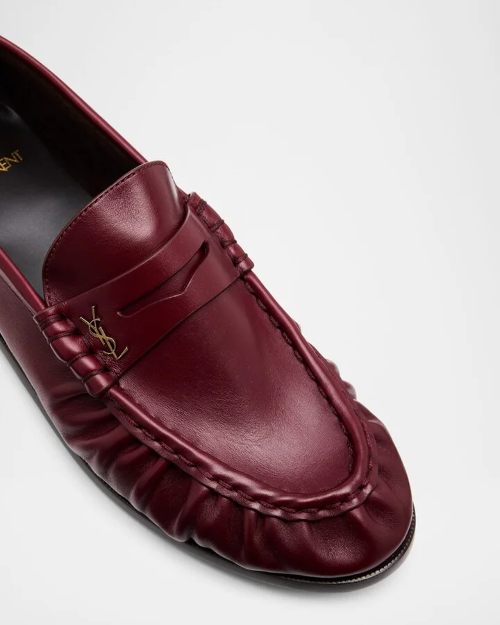 Le Leather YSL Penny Loafers - Image 4