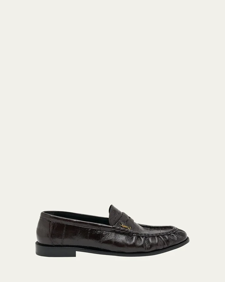 Le Leather YSL Penny Loafers