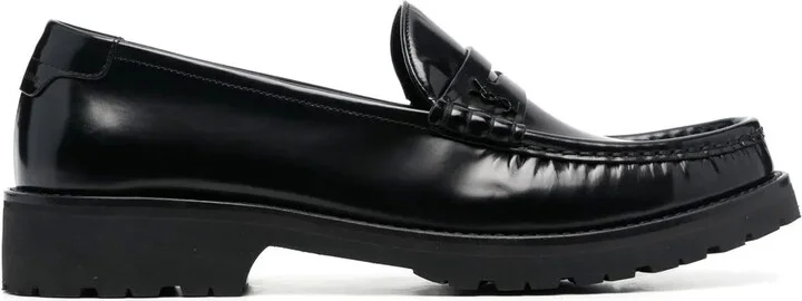 Le Loafer high-shine finish flat shoes