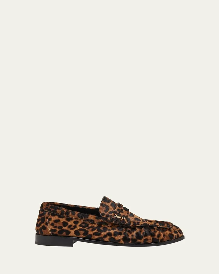 Le Loafer Leopard Mocassin