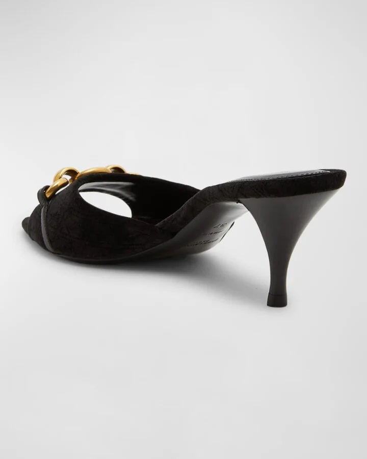 Le Maillon Chain Mule Sandals - Image 2