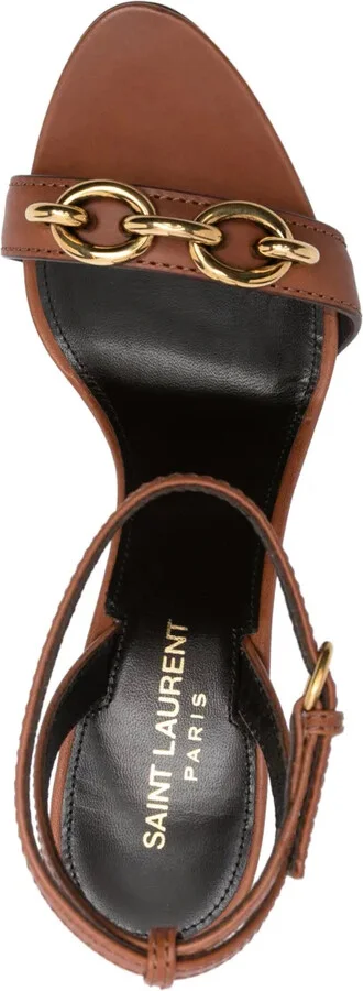 Le Maillon leather sandals - Image 4