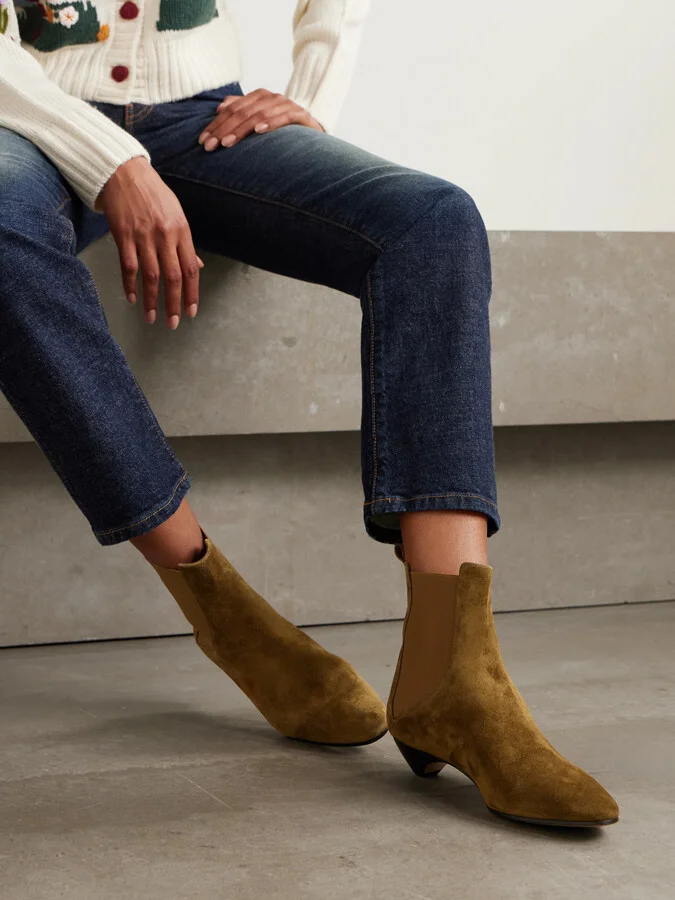 Le Monde Béryl - Allegra Suede Chelsea Boots - Neutrals - Image 2