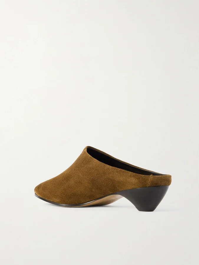 Le Monde Béryl - Allegra Suede Mules - Brown - Image 3