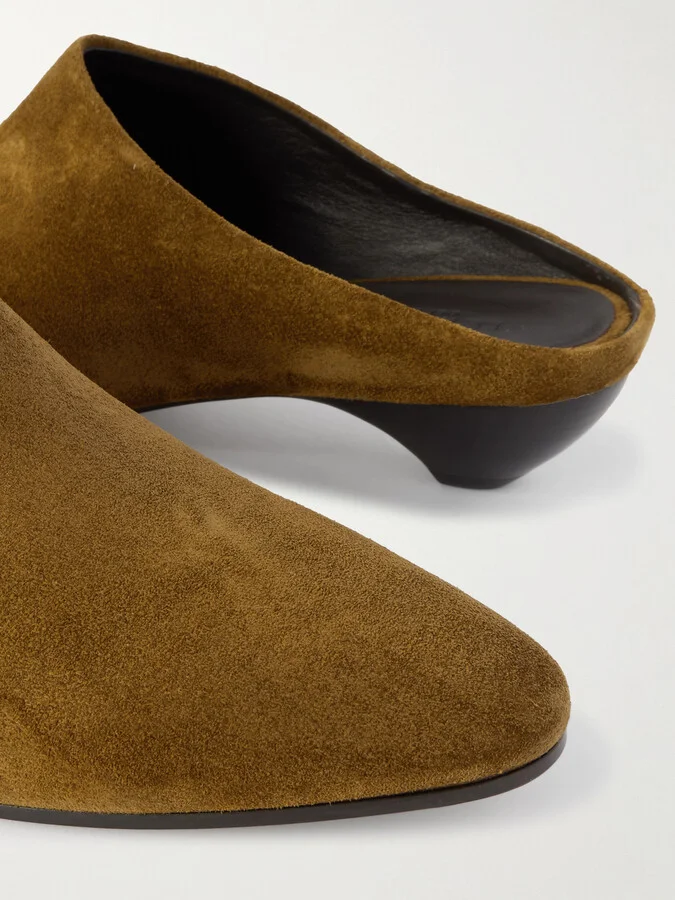 Le Monde Béryl - Allegra Suede Mules - Brown - Image 4