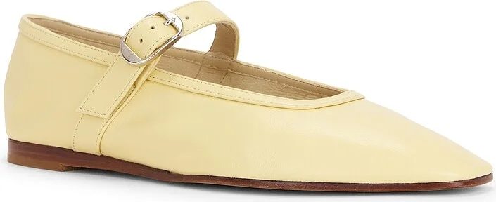 LE MONDE BÉRYL Ballet Leather Mary Jane in Ivory - Image 2