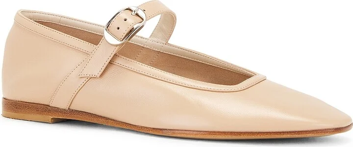 LE MONDE BÉRYL Ballet Mary Jane Flat in Brown - Image 2