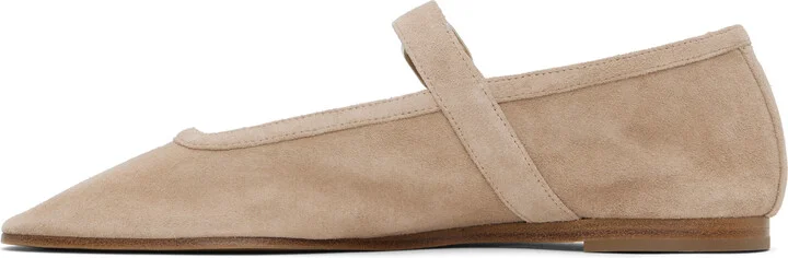 Le Monde Beryl Beige Mary Jane Ballerina Flats - Image 3