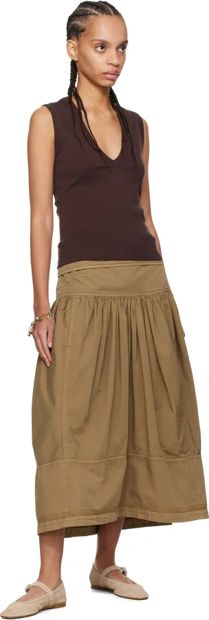 Le Monde Beryl Beige Mary Jane Ballerina Flats - Image 5
