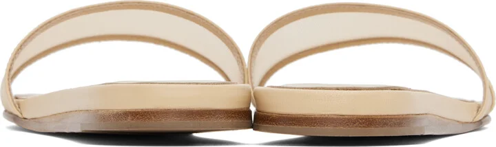Le Monde Beryl Beige Mesh Pool Sandals - Image 2