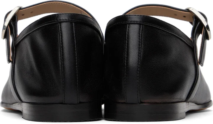 Le Monde Beryl Black Ballet Mary Jane Ballerina Flats - Image 2