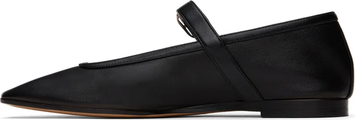 Le Monde Beryl Black Ballet Mary Jane Ballerina Flats - Image 3