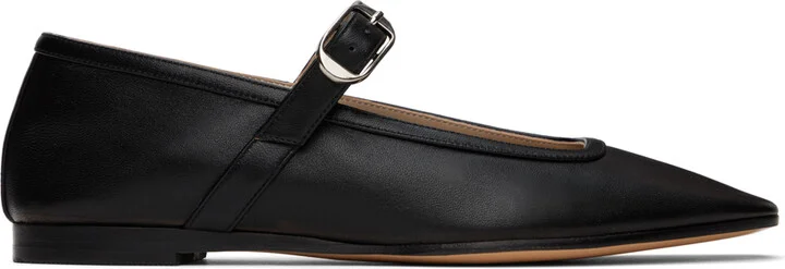 Le Monde Beryl Black Ballet Mary Jane Ballerina Flats