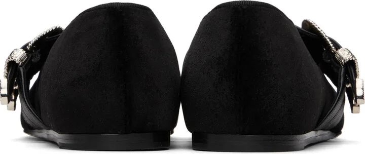 Le Monde Beryl Black Claudia Ballerina Flats - Image 2