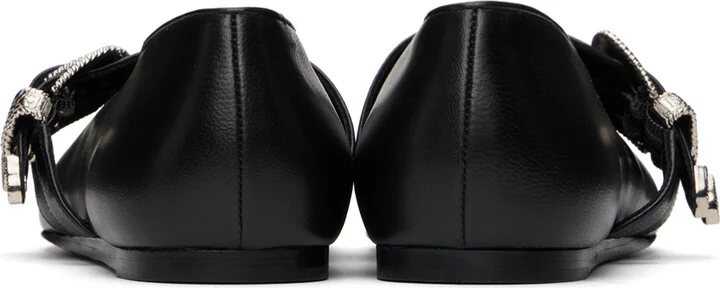 Le Monde Beryl Black Claudia Ballerina Flats - Image 2