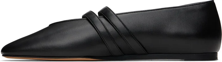 Le Monde Beryl Black Claudia Ballerina Flats - Image 3