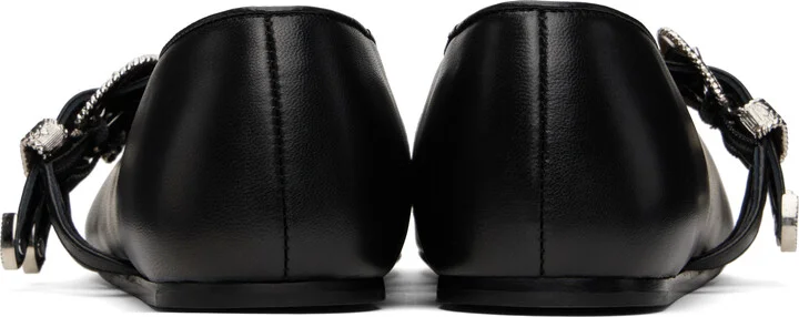 Le Monde Beryl Black Claudia Ballerina Flats - Image 2