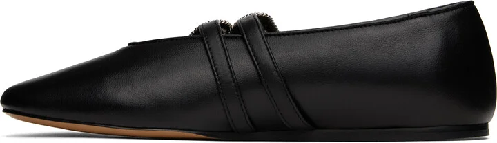 Le Monde Beryl Black Claudia Ballerina Flats - Image 3