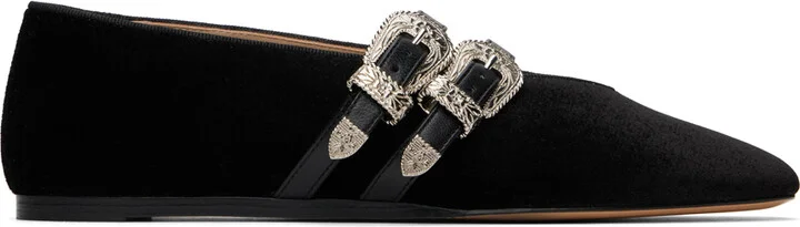 Le Monde Beryl Black Claudia Ballerina Flats
