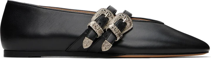 Le Monde Beryl Black Claudia Ballerina Flats