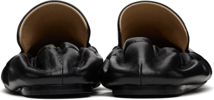 Le Monde Beryl Black Leather Loafers - Image 2