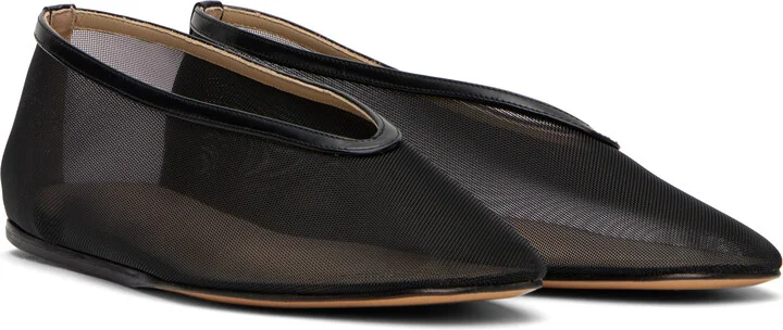 Le Monde Beryl Black Luna Ballerina Flats - Image 4