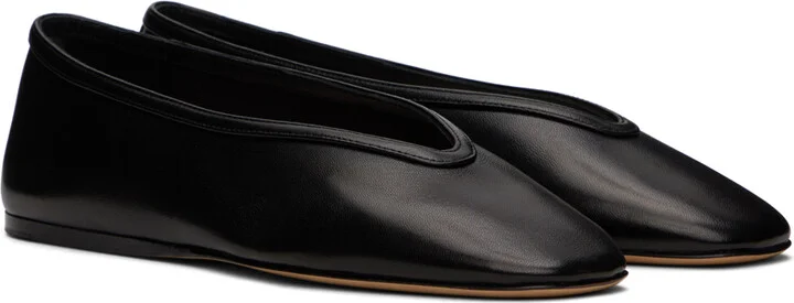 Le Monde Beryl Black Luna Slipper Ballerina Flats - Image 4