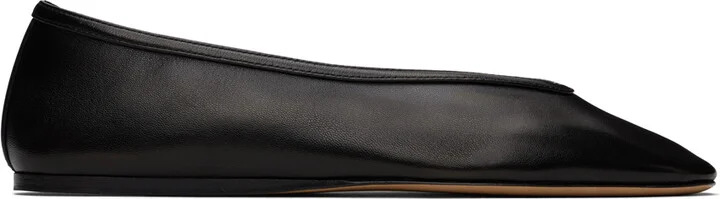 Le Monde Beryl Black Luna Slipper Ballerina Flats