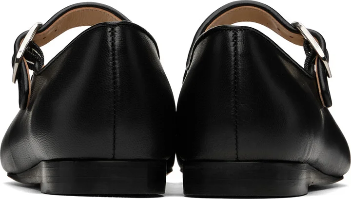 Le Monde Beryl Black Mary Jane Ballerina Flats - Image 2