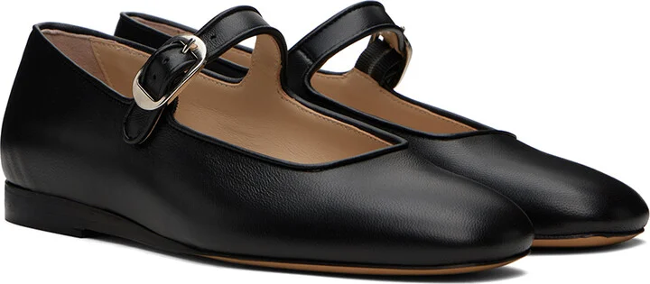 Le Monde Beryl Black Mary Jane Ballerina Flats - Image 4