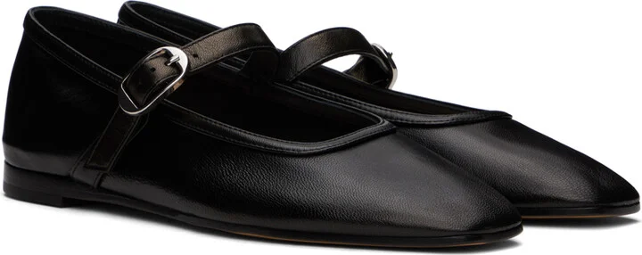 Le Monde Beryl Black Mary Jane Ballerina Flats - Image 4