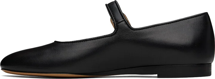 Le Monde Beryl Black Mary Jane Ballerina Flats - Image 3