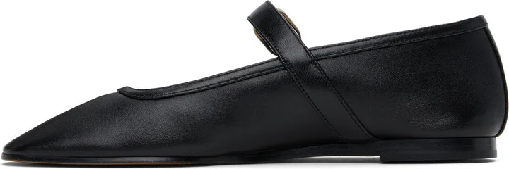 Le Monde Beryl Black Mary Jane Ballerina Flats - Image 3