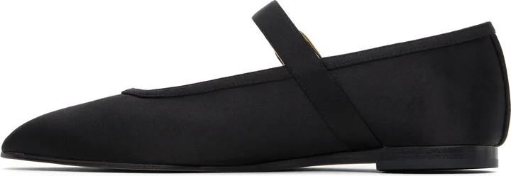 Le Monde Beryl Black Mary Jane Ballerina Flats - Image 3