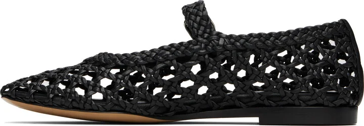 Le Monde Beryl Black Mary Jane Ballerina Flats - Image 3